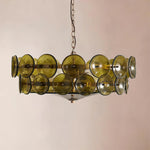 Ventilo Amber Glass Chandelier - Lamp Outdoor
