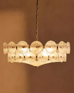 Ventilo Amber Glass Chandelier - Lamp Outdoor