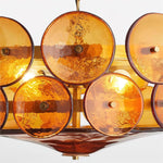 Ventilo Amber Glass Chandelier - Lamp Outdoor