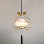 Lotus Oriental Resin Chandelier - Lamp Outdoor