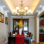 Lotus Oriental Resin Chandelier - Lamp Outdoor