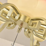 Lotus Oriental Resin Chandelier - Lamp Outdoor