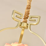 Lotus Oriental Resin Chandelier - Lamp Outdoor