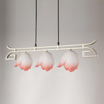 Lotus Oriental Resin Chandelier - Lamp Outdoor