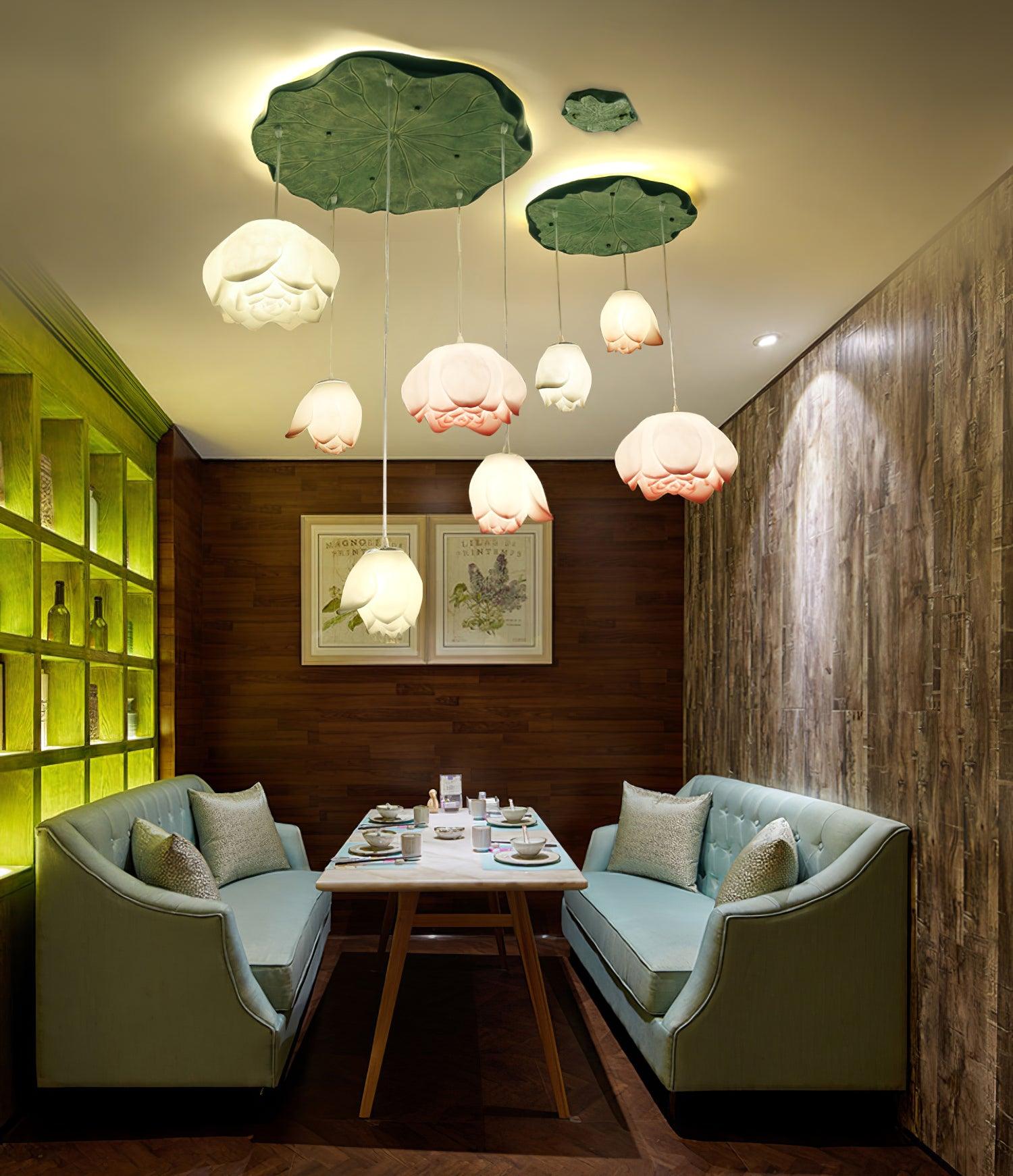 Lotus Chandelier - Lamp Outdoor