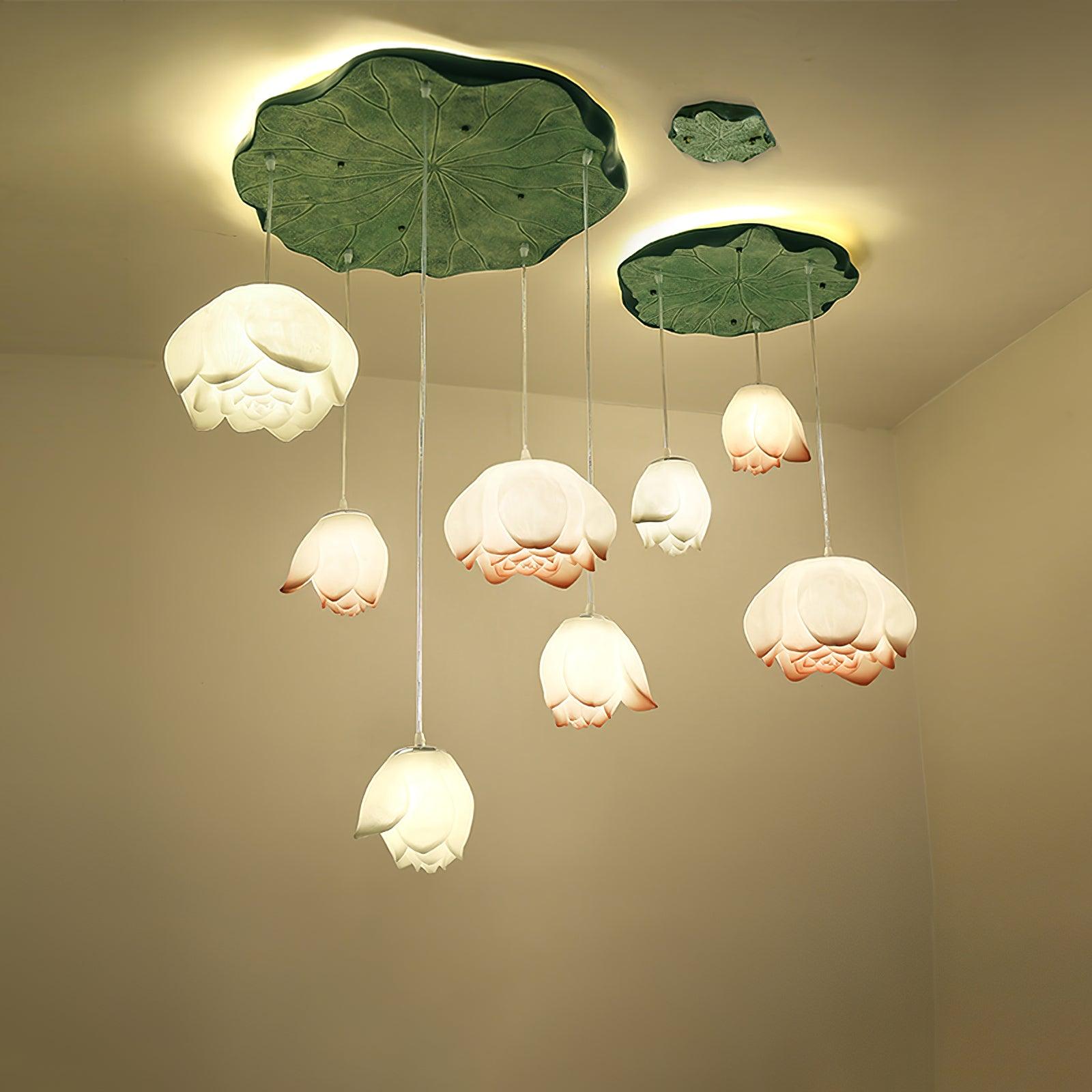 Lotus Chandelier - Lamp Outdoor