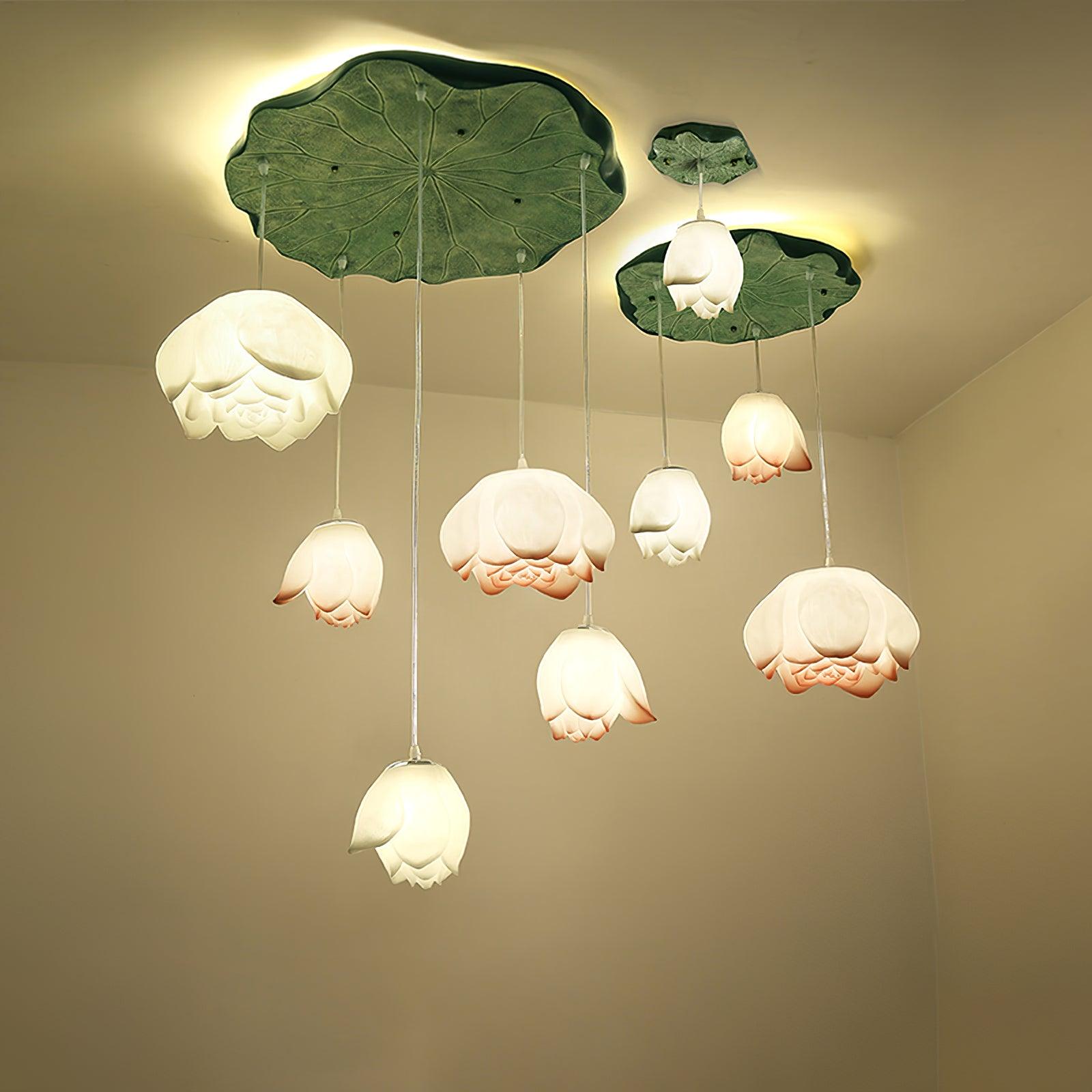 Lotus Chandelier - Lamp Outdoor