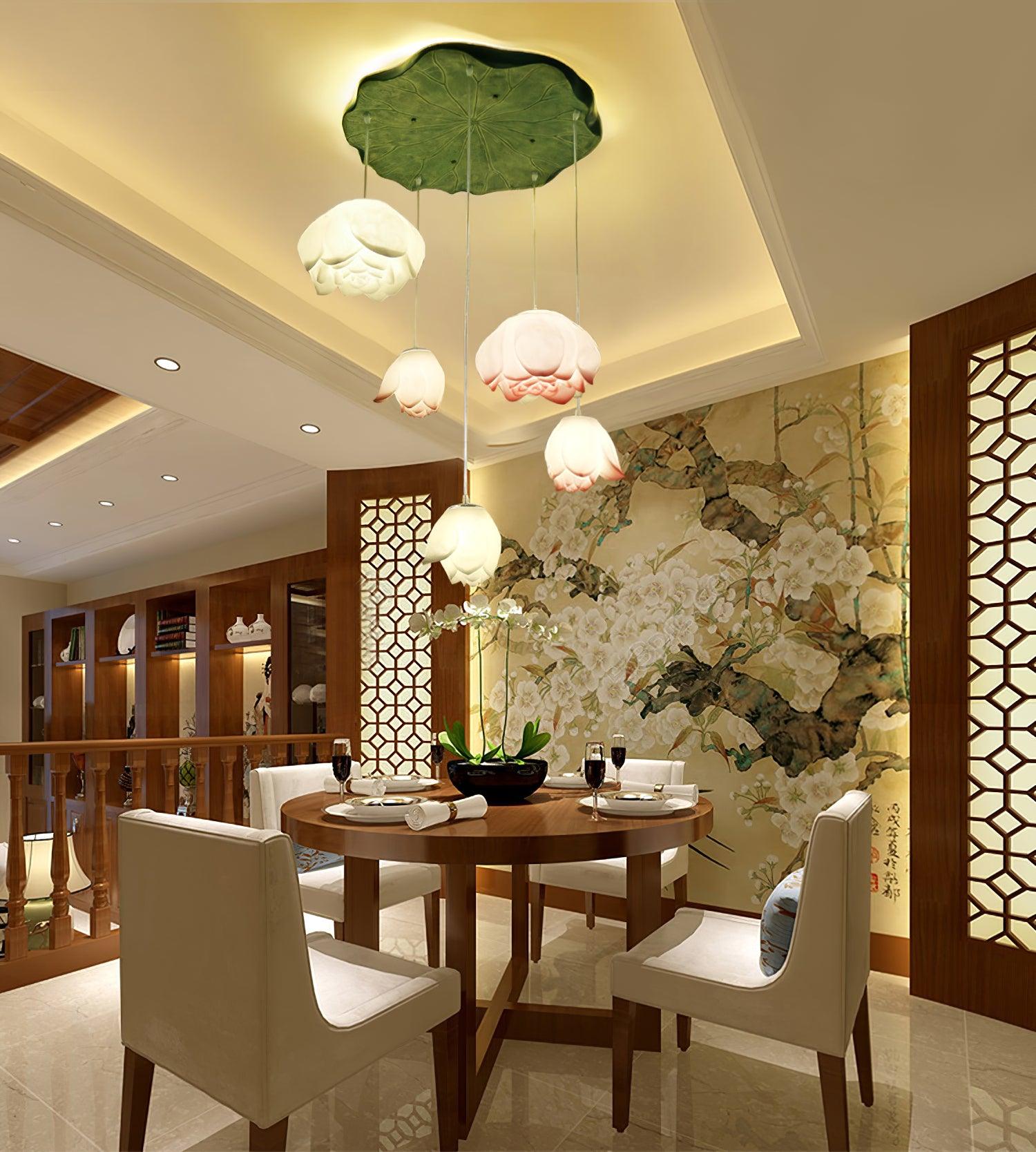 Lotus Chandelier - Lamp Outdoor
