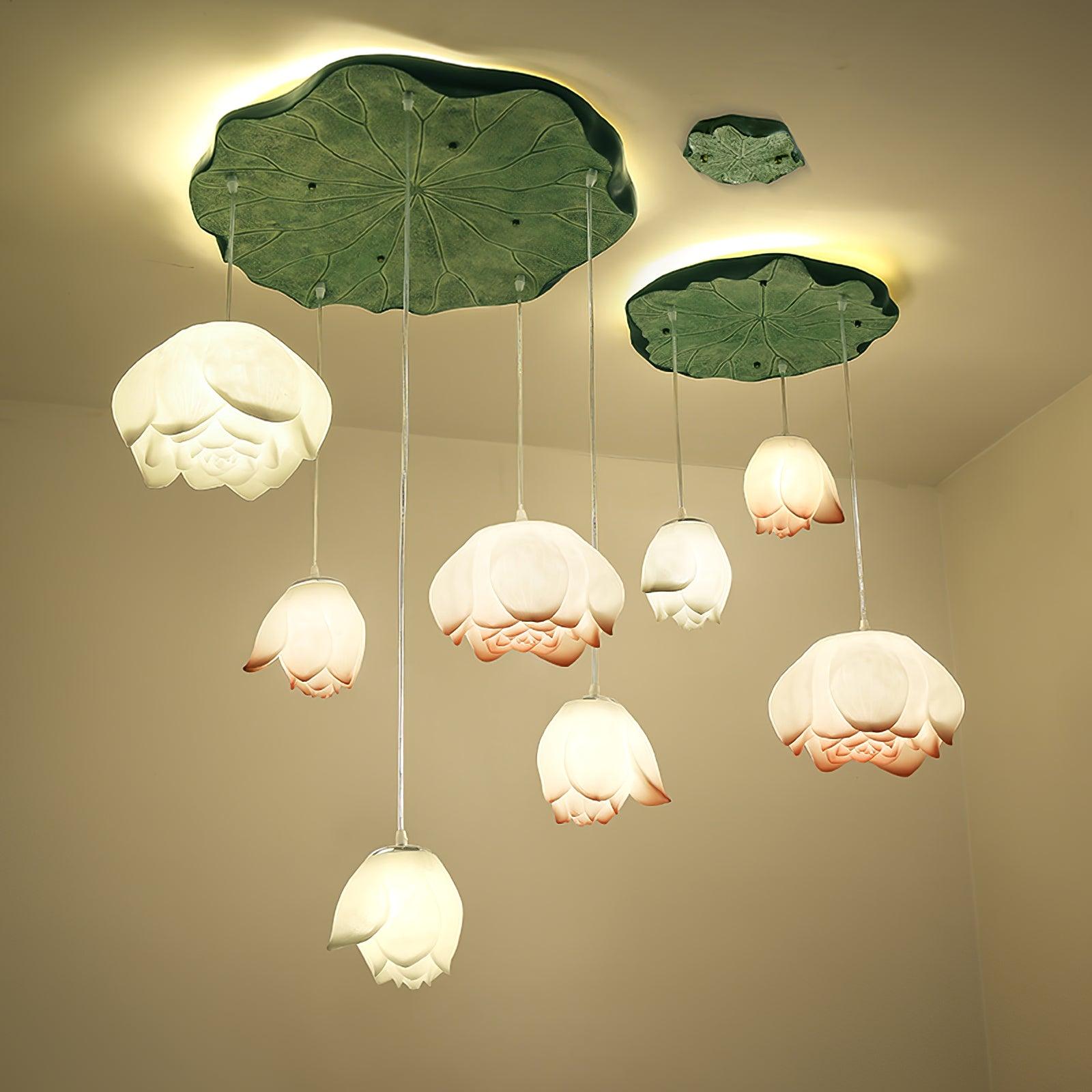 Lotus Chandelier - Lamp Outdoor