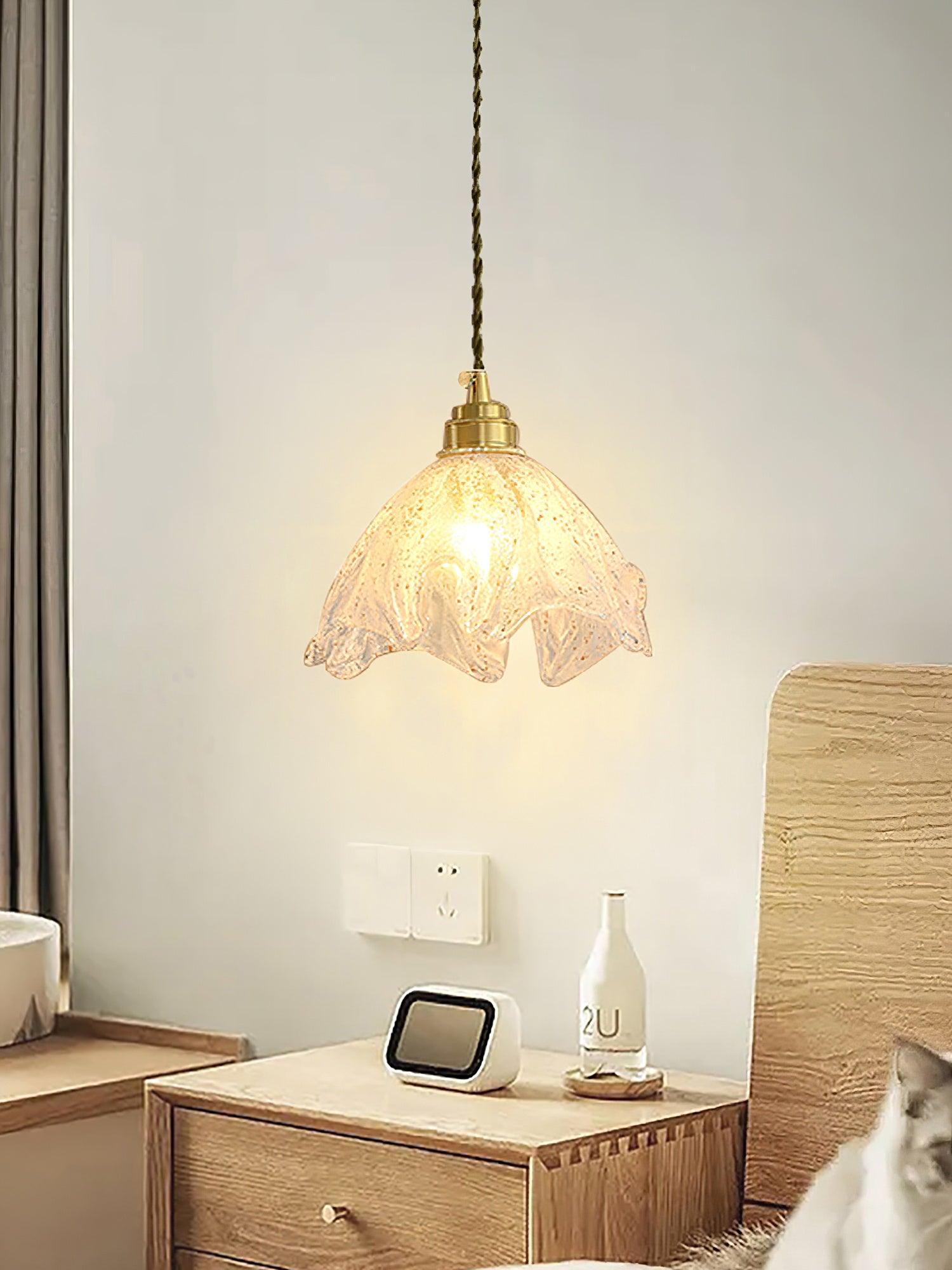 Lotus Crystal Small Pendant Light - Lamp Outdoor