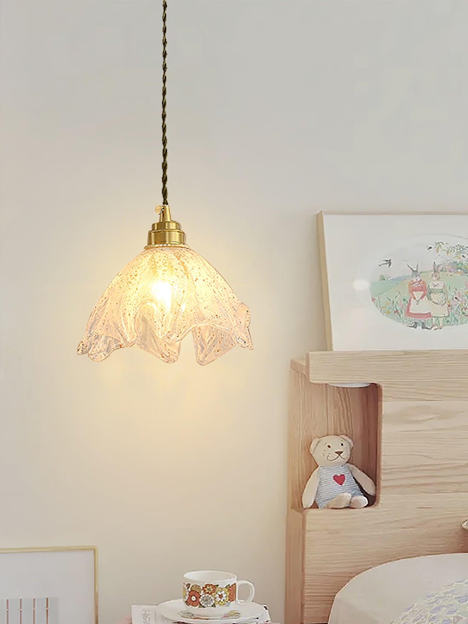 Lotus Crystal Small Pendant Light - Lamp Outdoor