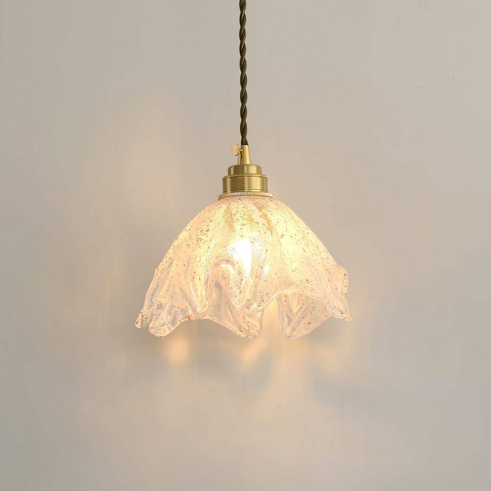Lotus Crystal Small Pendant Light - Lamp Outdoor