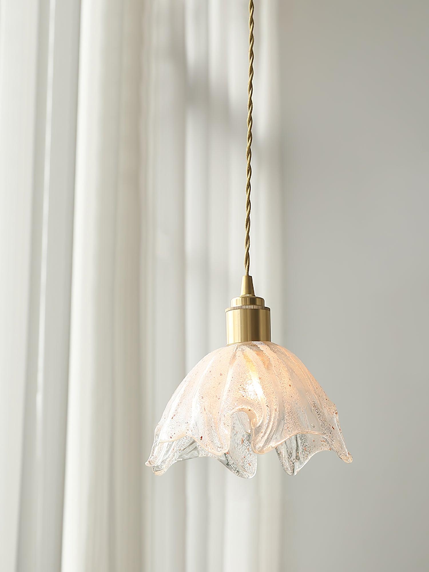 Lotus Crystal Small Pendant Light - Lamp Outdoor