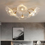 Lotus Leaf Glass Ceiling Lamp - Lamp Outdoor