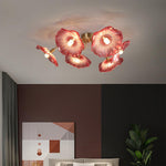 Lotus Leaf Glass Ceiling Lamp - Lamp Outdoor