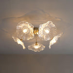 Lotus Leaf Glass Ceiling Lamp - Lamp Outdoor