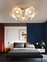Lotus Leaf Glass Ceiling Lamp - Lamp Outdoor