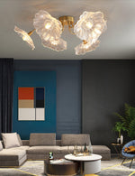 Lotus Leaf Glass Ceiling Lamp - Lamp Outdoor