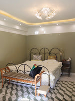 Lotus Leaf Glass Ceiling Lamp - Lamp Outdoor