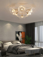 Lotus Leaf Glass Ceiling Lamp - Lamp Outdoor
