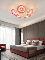 Lotus Leaf Glass Ceiling Lamp - Lamp Outdoor