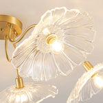Lotus Leaf Glass Ceiling Lamp - Lamp Outdoor