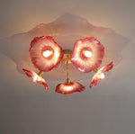 Lotus Leaf Glass Ceiling Lamp - Lamp Outdoor