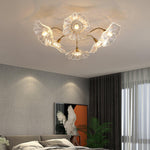 Lotus Leaf Glass Ceiling Lamp - Lamp Outdoor