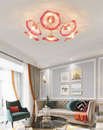 Lotus Leaf Glass Ceiling Lamp - Lamp Outdoor