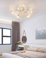 Lotus Leaf Glass Ceiling Lamp - Lamp Outdoor