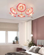 Lotus Leaf Glass Ceiling Lamp - Lamp Outdoor