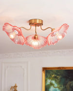 Lotus Leaf Glass Ceiling Lamp - Lamp Outdoor