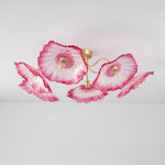 Lotus Leaf Glass Ceiling Lamp - Lamp Outdoor