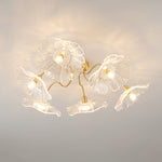 Lotus Leaf Glass Ceiling Lamp - Lamp Outdoor