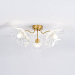 Lotus Leaf Glass Ceiling Lamp - Lamp Outdoor