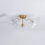 Lotus Leaf Glass Ceiling Lamp - Lamp Outdoor