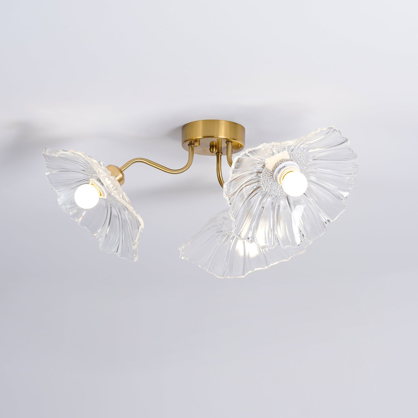 Lotus Leaf Glass Ceiling Lamp - Lamp Outdoor