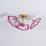 Lotus Leaf Glass Ceiling Lamp - Lamp Outdoor