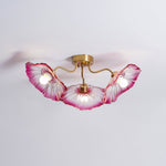 Lotus Leaf Glass Ceiling Lamp - Lamp Outdoor