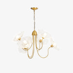 Lotus Leaf Glass Chandelier - Lamp Outdoor