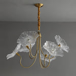 Lotus Leaf Glass Chandelier - Lamp Outdoor