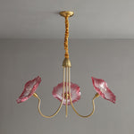 Lotus Leaf Glass Chandelier - Lamp Outdoor