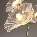 Lotus Leaf Glass Chandelier - Lamp Outdoor