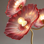 Lotus Leaf Glass Chandelier - Lamp Outdoor