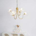 Lotus Leaf Glass Chandelier - Lamp Outdoor