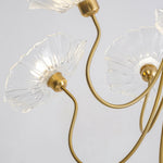 Lotus Leaf Glass Chandelier - Lamp Outdoor
