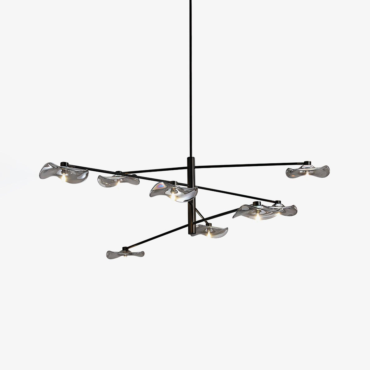 Lotus Leaves Glass Chandelier - Lamp Outdoor