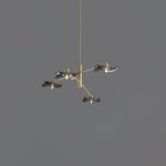 Lotus Leaves Glass Chandelier - Lamp Outdoor