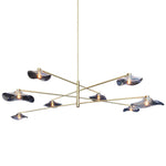 Lotus Leaves Glass Chandelier - Lamp Outdoor