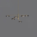 Lotus Leaves Glass Chandelier - Lamp Outdoor